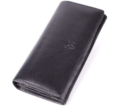 Жіночий місткий гаманець з натуральної шкіри Tony Perotti 20905_1 (3630 nero) Чорний