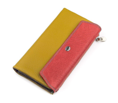 Гаманець жіночий ST Leather 18407 (SB42-2) місткий Рожевий