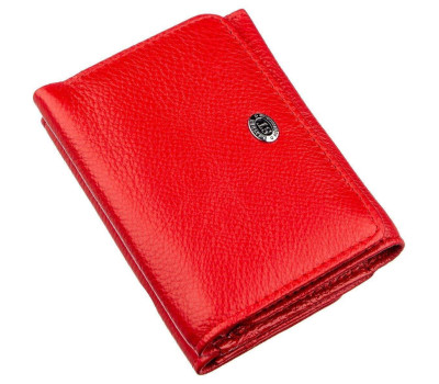 Яскравий компактний жіночий гаманець ST Leather 18892 Червоний