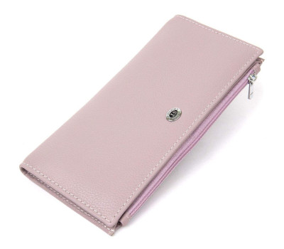 Жіночий шкіряний гаманець ST Leather 19384 Ліловий