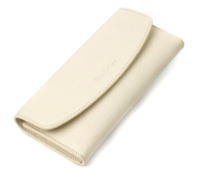 Цікавий жіночий гаманець з монетницею на блискавці з натуральної шкіри Tony Bellucci 21965 Молочний