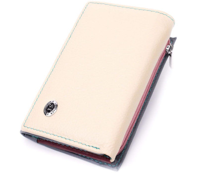 Надійний жіночий гаманець з якісної натуральної шкіри ST Leather 19461 Різнокольоровий