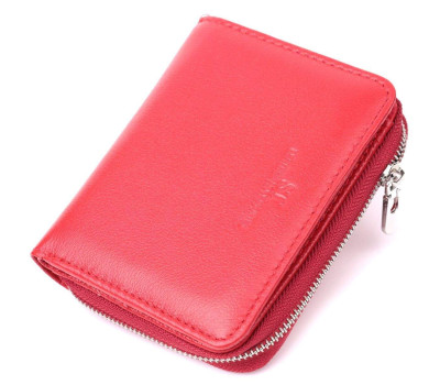 Гаманець для жінок яскравого кольору з натуральної шкіри ST Leather 22552 Червоний