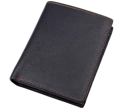 Гаманець Vintage 14598 шкіряний Чорний