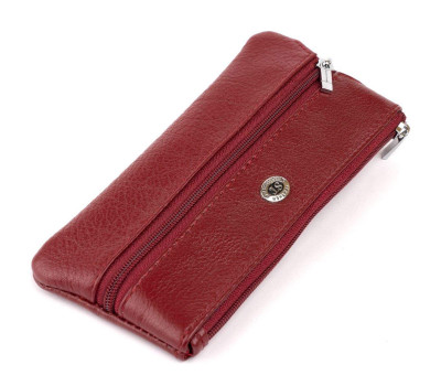 Ключниця-гаманець з кишенькою жіноча ST Leather 19352 Бордова