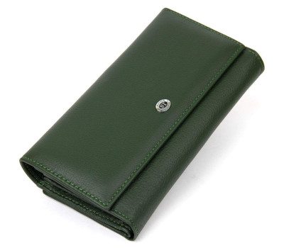 Оригінальний жіночий гаманець ST Leather 19389 Зелений