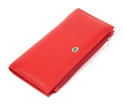 Жіночий шкіряний гаманець ST Leather 19381 Червоний