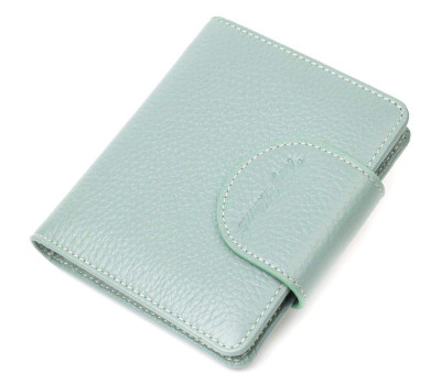 Стильний жіночий гаманець із натуральної шкіри Tony Bellucci 21986 Сіро-зелений