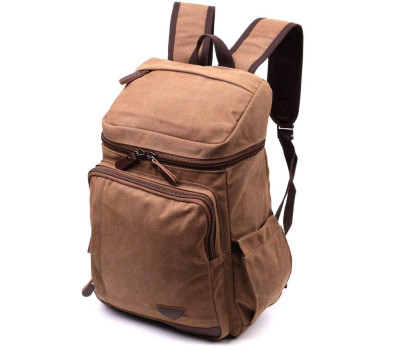 Текстильний рюкзак з кишенею для ноутбука Vintage sale_15075 Пісочний