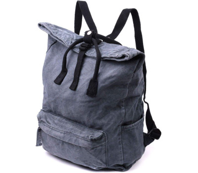 Модний міський рюкзак-мішок унісекс із щільного текстилю Vintage sale_15076 Сірий