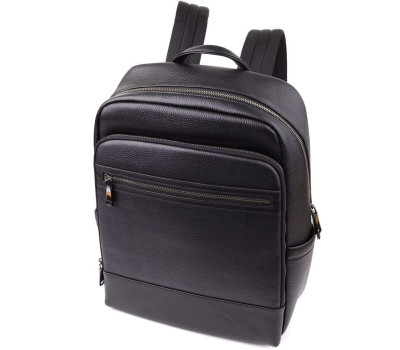 Міський рюкзак унісекс з натуральної шкіри Vintage 23046 Чорний