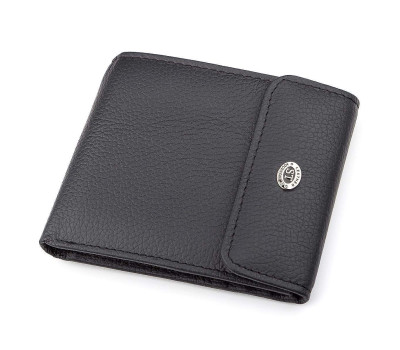 Гаманець ST Leather 18313 (ST155) шкіряний Чорний