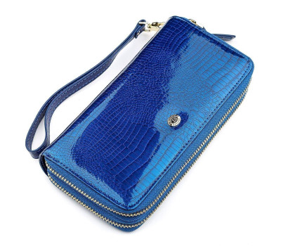Гаманець жіночий ST Leather 18447 (S5001A) на блискавці Синій