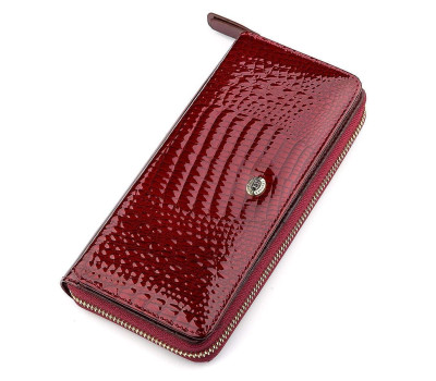 Гаманець жіночий ST Leather 18434 (S7001A) на блискавці Бордовий
