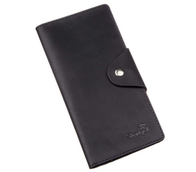 Гаманець чоловічий з вінтажної шкіри SHVIGEL 16165 Чорний
