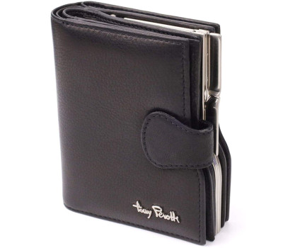 Жіночий вертикальний гаманець з натуральної шкіри Tony Perotti 20842_1 (2656 nero) Чорний