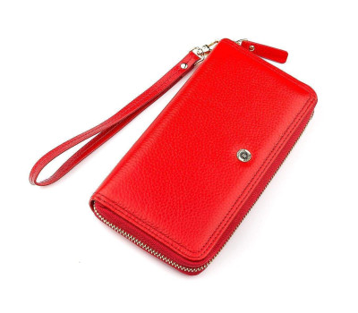 Гаманець жіночий Boston 18464 (S4001B) з натуральної шкіри Червоний