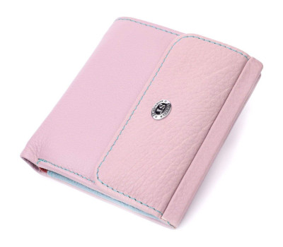 Гаманець для жінок середнього розміру з натуральної шкіри ST Leather 19495 Бежевий