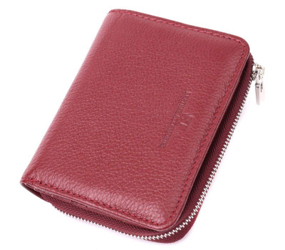 Жіночий гаманець середнього розміру з натуральної шкіри ST Leather 22551 Бордовий