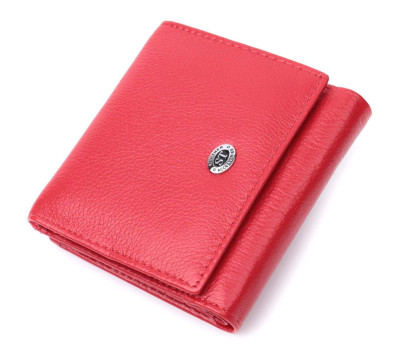 Зручний гаманець для жінок із натуральної шкіри ST Leather 22710 Червоний