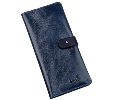 Гаманець унісекс зі шкіри Алькор SHVIGEL 16201 Синій
