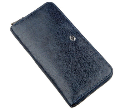 Вертикальний жіночий гаманець-клатч ST Leather 18864 Синій