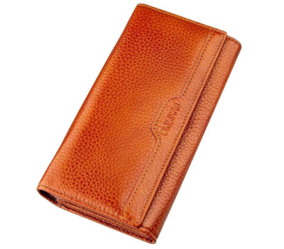 Гаманець горизонтальний жіночий шкіряний BALIYA 18971 Помаранчевий