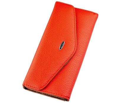 Гаманець жіночий з екошкіри флотар KIVI 19063 Яскраво-червоний