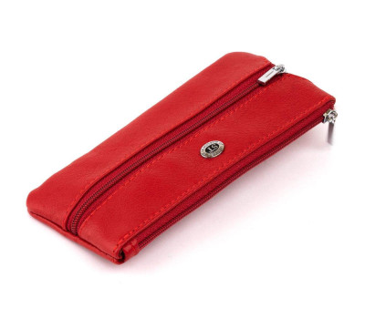 Ключниця-гаманець з кишенею жіноча ST Leather 19347 Червона