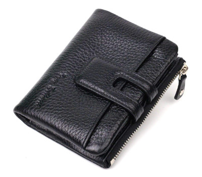 Практичний жіночий гаманець з натуральної шкіри Tony Bellucci 22060 Чорний