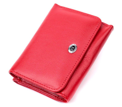 Горизонтальний гаманець для жінок із натуральної шкіри ST Leather 19478 Червоний