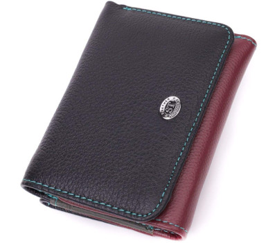 Зручний гаманець для дівчат із натуральної шкіри ST Leather 22497 Різнокольоровий