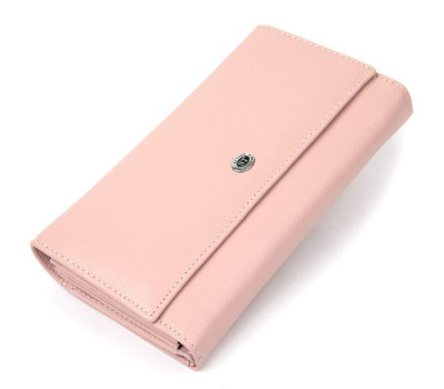 Місткий жіночий гаманець ST Leather 19390 Рожевий