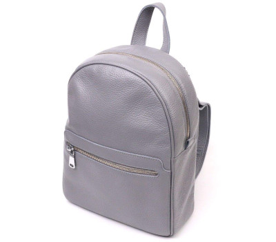 Шкіряний жіночий рюкзак з натуральної шкіри Shvigel 16308 Сірий