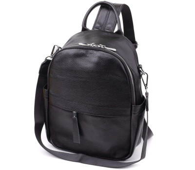 Жіночий рюкзак з натуральної шкіри Vintage 23060 Чорний