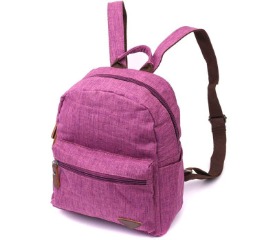 Барвистий жіночий рюкзак з текстилю Vintage 22243 Фіолетовий