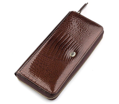 Гаманець жіночий ST Leather 18438 (S7001A) багатофункціональний Коричневий