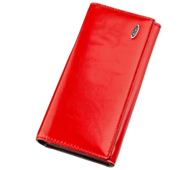 Гаманець жіночий з гладкої екошкіри KIVI 19075 Червоний