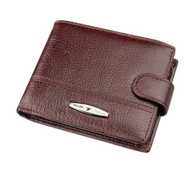 Гаманець чоловічий флотар шкіряний TAILIAN 18985 Коричневий