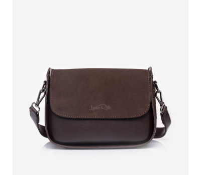 696 сумка замш шоколад Lucherino