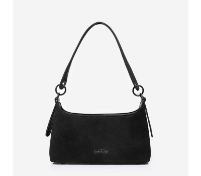 865 сумка замш чорна Lucherino
