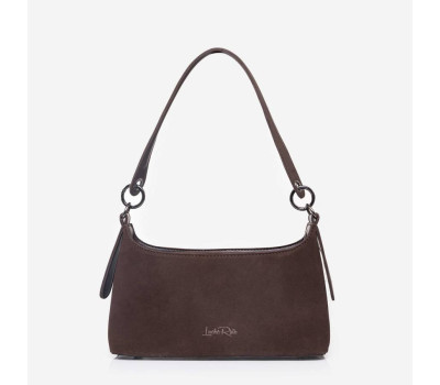 880 сумка замш шоколад Lucherino