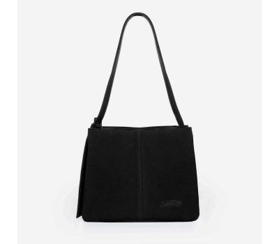 883 сумка замш чорна Lucherino