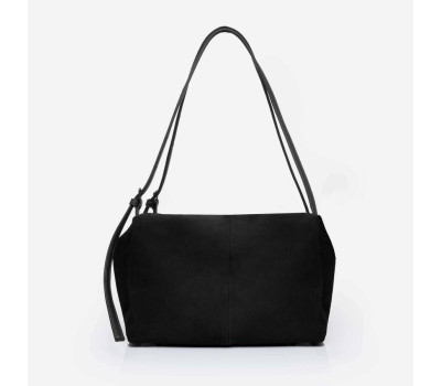 885 сумка замш чорна Lucherino