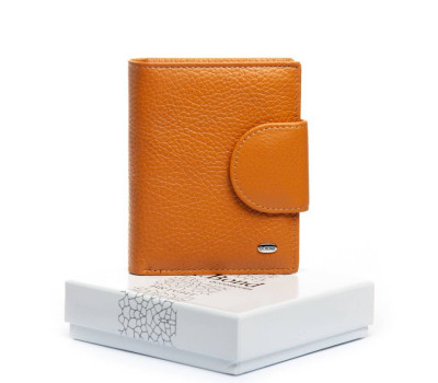 Гаманець шкіряний Bright Жіночий DR. BOND WS-36 yellow