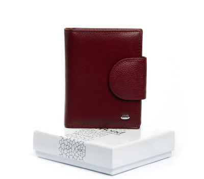 Гаманець шкіряний Bright Жіночий DR. BOND WS-36 wine red