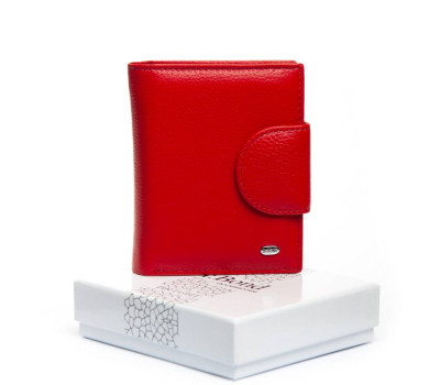 Гаманець шкіряний Bright Жіночий DR. BOND WS-36 red