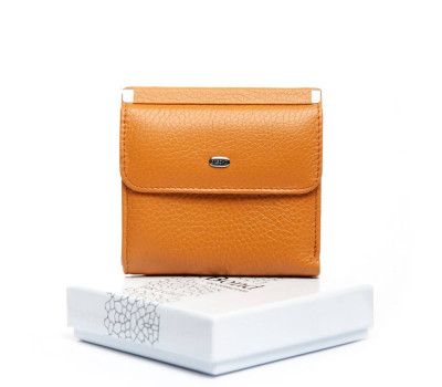 Гаманець шкіряний Bright Жіночий DR. BOND WS-33 yellow
