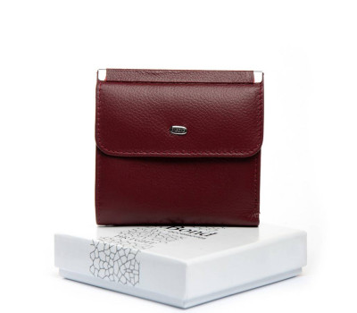 Гаманець шкіряний Bright Жіночий DR. BOND WS-33 wine red