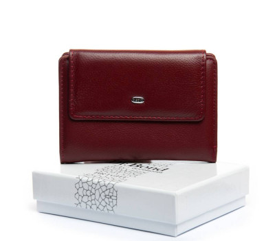 Гаманець шкіряний Bright Жіночий DR. BOND WS-31 wine red